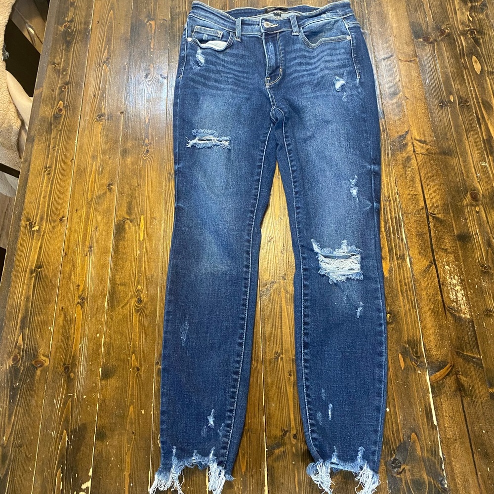 Distressed Blue Women's Jeans
